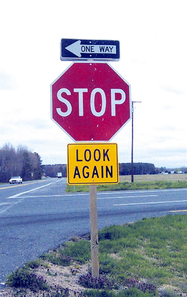 STOP Sign Double Take