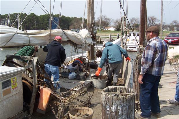 Ondeck of Skipjack