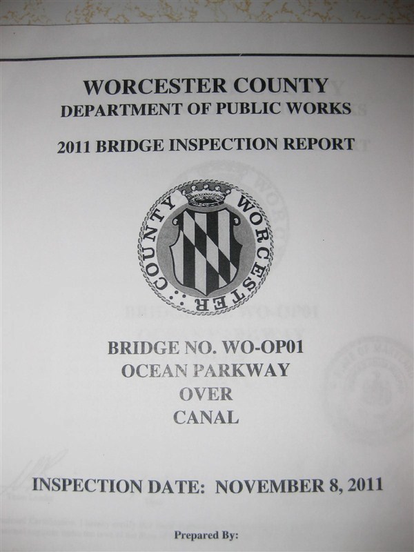 Inspection report