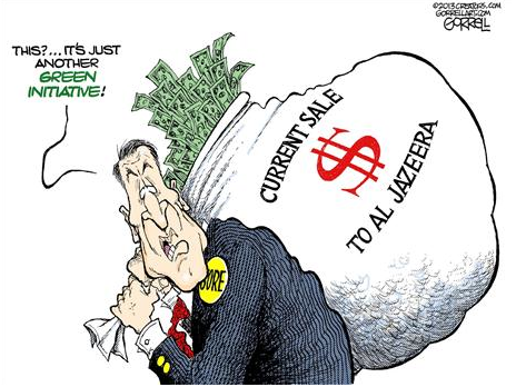 Al Gore- cashin' in again