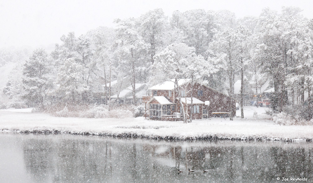 Snowfall Manklin Creek