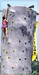 Youngster climbs the mountain at Ocean Pines, Maryland 2004 4th of July Celebration.