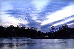 Late afternoon on a frozen Manklin Creek. 2/23/2015.