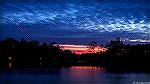 Manklin Creek sunset from our dock on March 16, 2015.