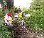 Martha The Goose's grave site at the Ocean Pines Veterans Memorial Pond now has a permanent marker.