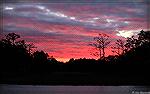 Sunset on Manklin Creek. This is shot at 105mm for a somewhat telephoto field of view. Compare to the prior image shot at same time with field of view of 28mm.