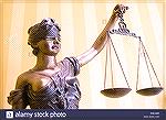 Bindfolded Lady of Justice symbolizes impartiality