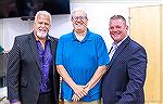 From left to right - OPA president Rick Farr, Elections Committee Chairman Steve Ransdell, and OPA Secretary John Latham at the 2024 OPA Annual Meeting of the Membership on 8/10/2024.