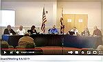 April 6, 2019 board meeting where motion was passed to build a new golf clubhouse.
From left to right: Slobodan Trendic, Frank Daly, Esther Diller, Doug Parks, Steve Tuttle, Colette Horn, Jeff Kneppe