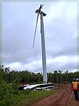 Prince Edward Island broken wind turbine blades