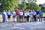 2019 Ground breaking for new Ocean Pines Association Golf Clubhouse. The people in this image are those largely responsible for turning the OPA golf course from a big money loser to an operation that 