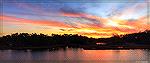 Sunset on Manklin Creek in Ocean Pines, Maryland. Evening of 2/3/2025. View from our living room.